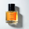 Frasco de Label Perfumes Vanilla, perfume nicho de vainilla para El Salvador y Centroamérica, envío internacional.
