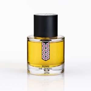 Perfume Les Indémodables Rose de Jamal, fragancia nicho de rosa excepcional para Centroamérica y El Salvador, opción de envío internacional.