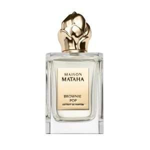 Frasco de Maison Mataha Parfums Brownie Pop, perfume nicho gourmand/chocolate para El Salvador y Centroamérica, envío internacional.