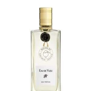 Botella de Nicolai Parfumeur Createur Eau de Yuzu, fragancia nicho cítrica/yuzu fresca para El Salvador y Centroamérica, con envío internacional.