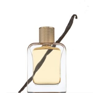 Le Point G de Veronique Gabai, perfume de vainilla y cuero, frasco con vaina de vainilla
