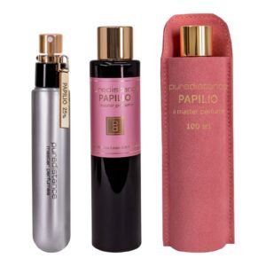 Puredistance PAPILIO, perfume floral amaderado de magnolia, iris y melocotón