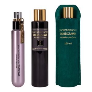 Puredistance WARSZAWA, perfume chipre floral verde de gálbano, hoja de violeta y mantequilla de iris