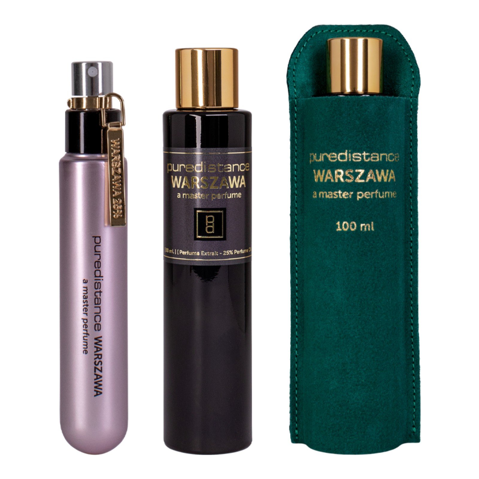 Puredistance WARSZAWA, perfume chipre floral verde de gálbano, hoja de violeta y mantequilla de iris