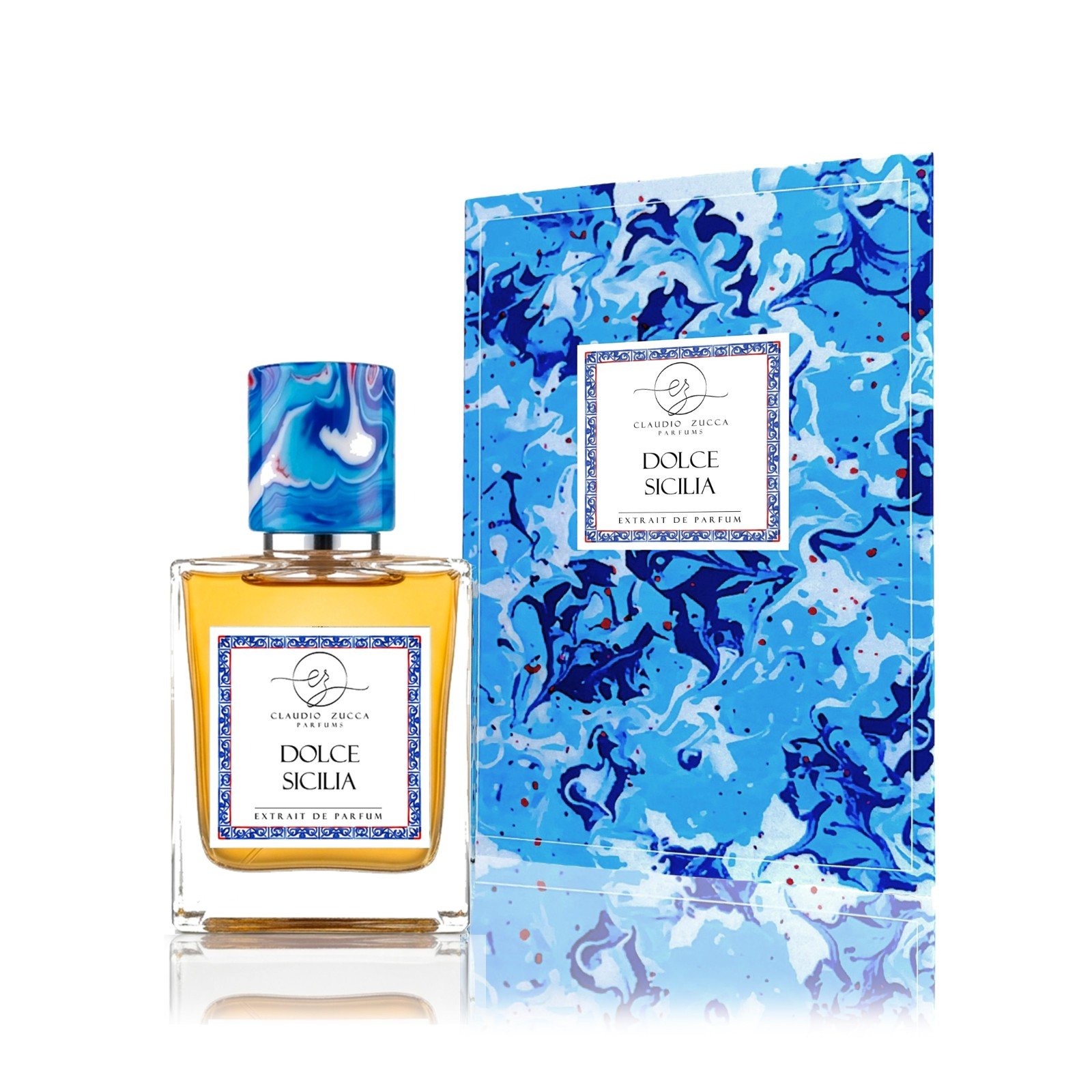 Estuche de Dolce Sicilia de Claudio Zucca, Extrait de Parfum italiano, perfume de nicho en El Salvador
